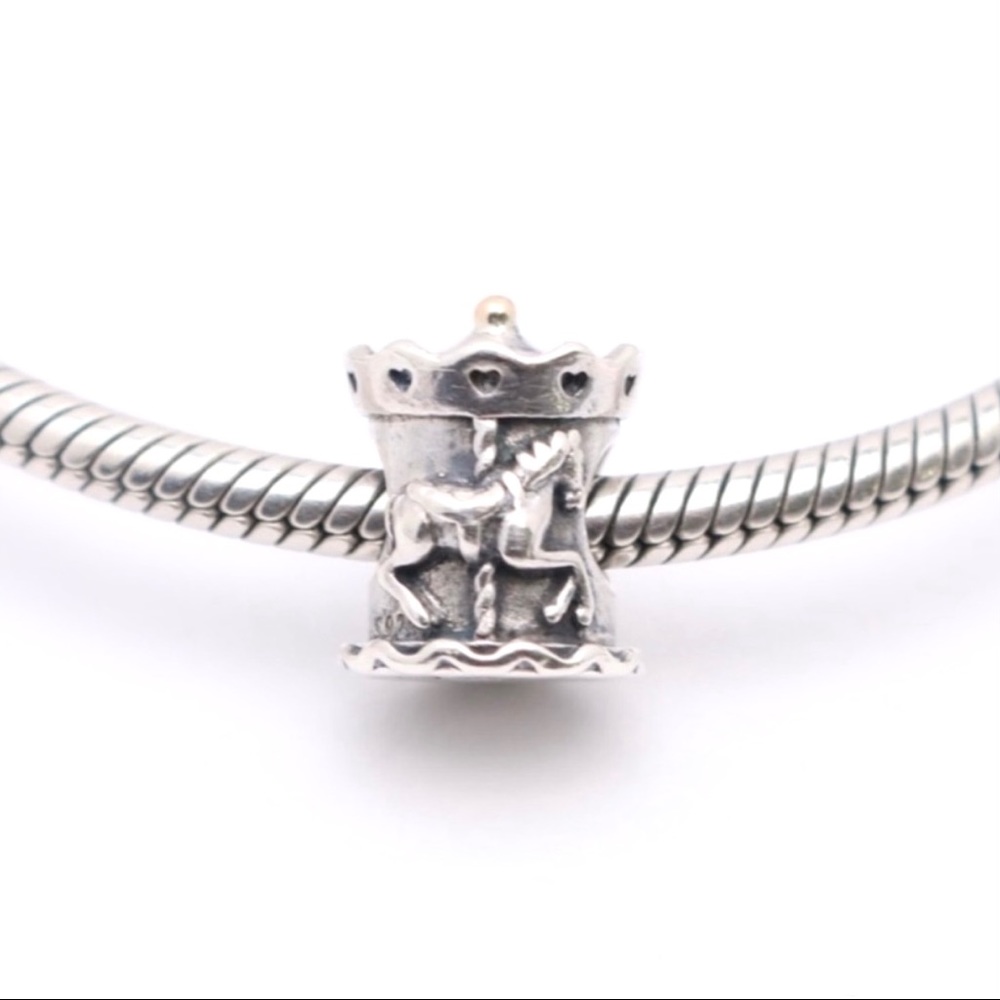 Authentic PANDORA Sterling Silver Carousel Charm - 791236 - Picture 4 of 10